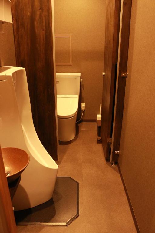 Koupelna v ubytování Hostel OSAKA