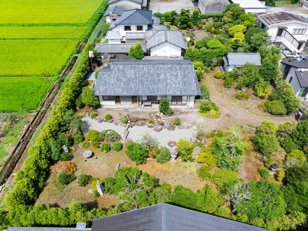 Letecký snímek ubytování かわもと別邸garden