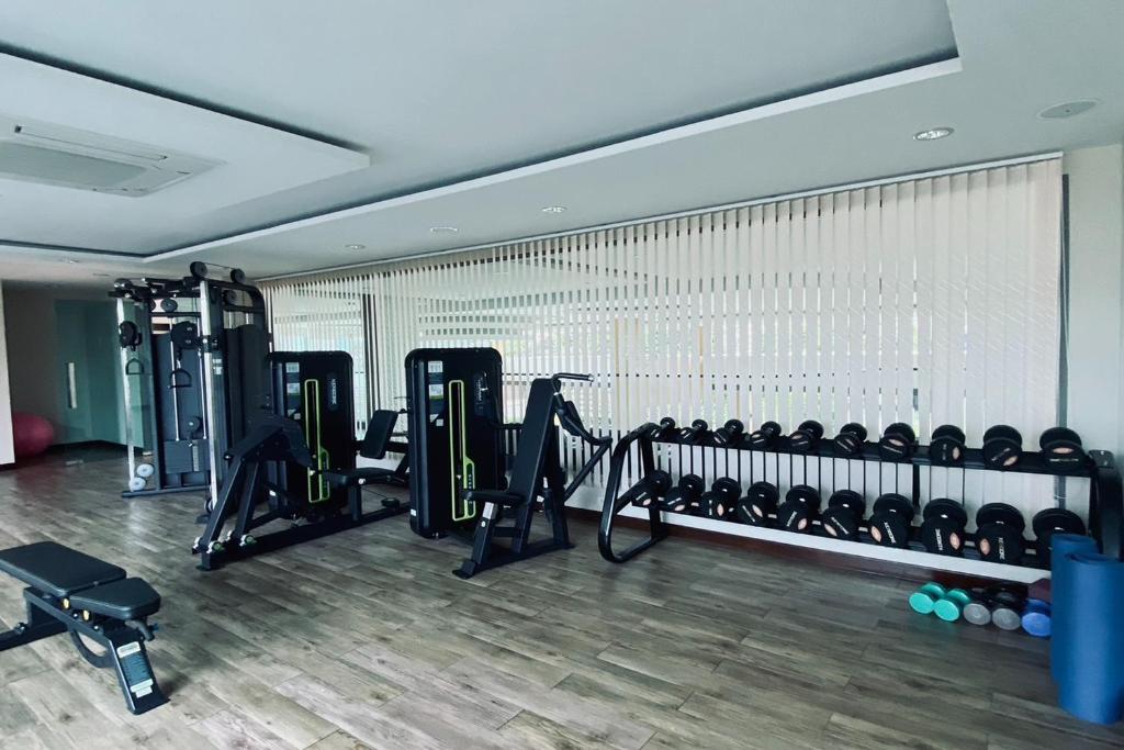 Fitness centrum a/nebo fitness zařízení v ubytování Aqua Resort SHA Plus