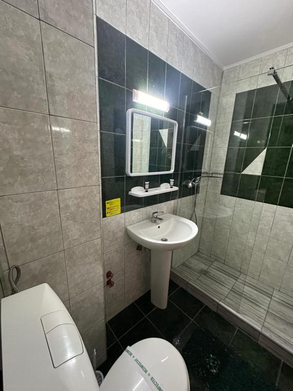 Koupelna v ubytování Hotel Nalba-Dalia Jupiter