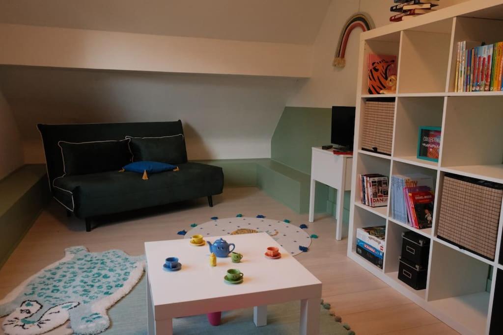 Posezení v ubytování Nethehuis
