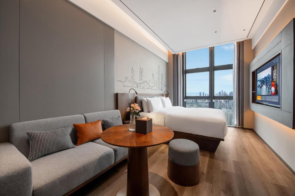 Posezení v ubytování UrCove by Hyatt Shenzhen Bay Nanyou