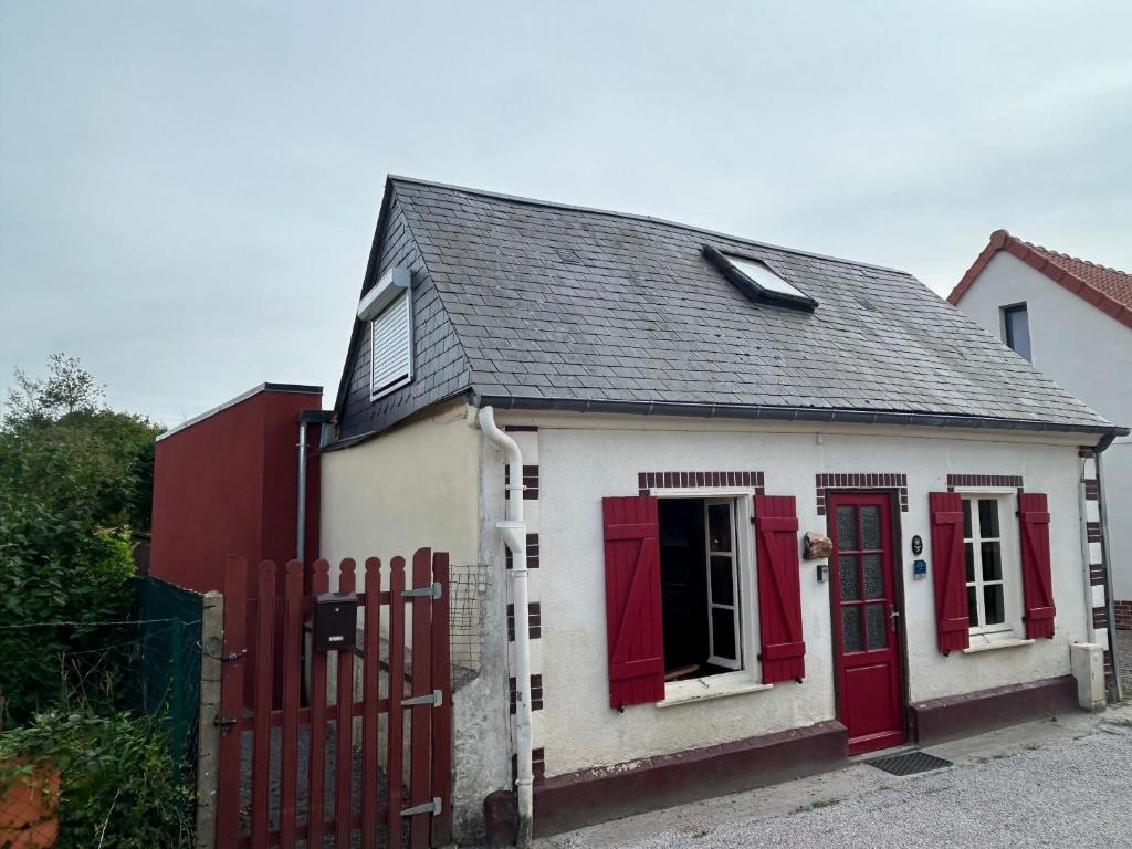 Bygningen som feriehuset ligger i