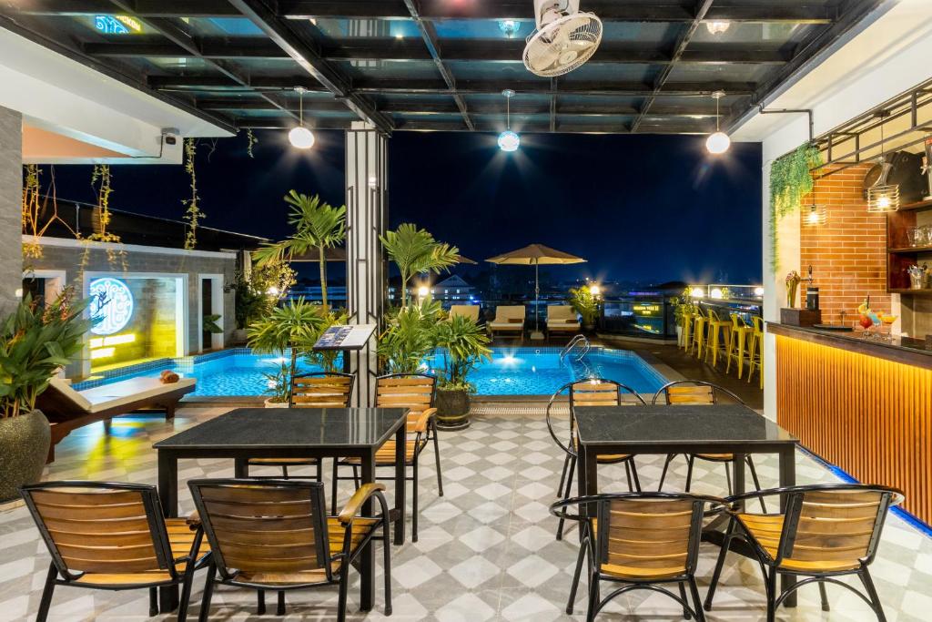 Bazén v ubytování Le Vert Angkor Hotel nebo v jeho okolí