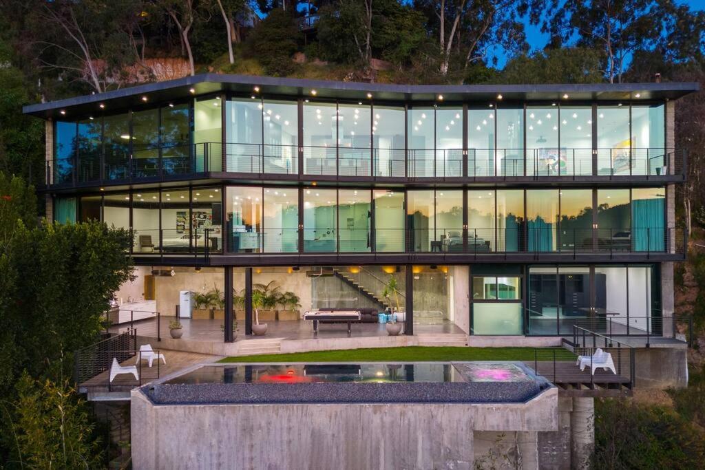 Luxurious Glass Mansion With Pool Jacuzzi Sauna Los Angeles Preços Photo Inspiration