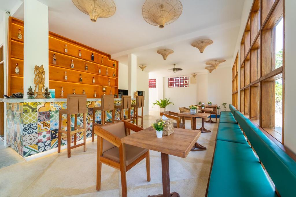 Posezení v ubytování Yulaman Hotel