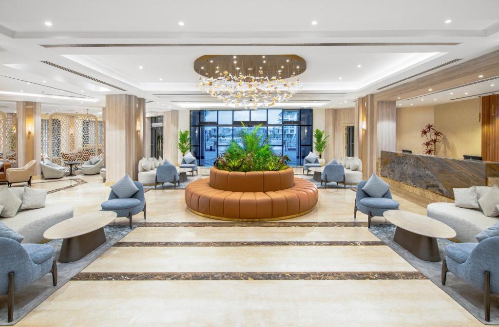 Posezení v ubytování Azur One Eleven Hotel Alamein