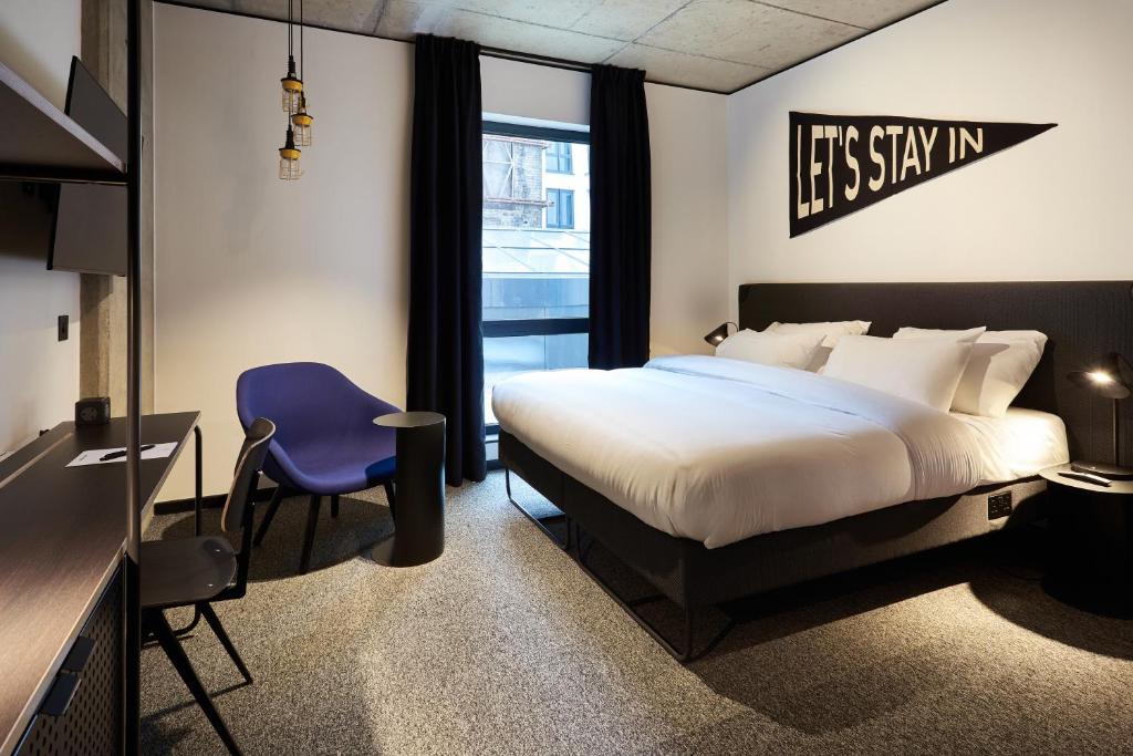 Postel nebo postele na pokoji v ubytování The Social Hub Glasgow