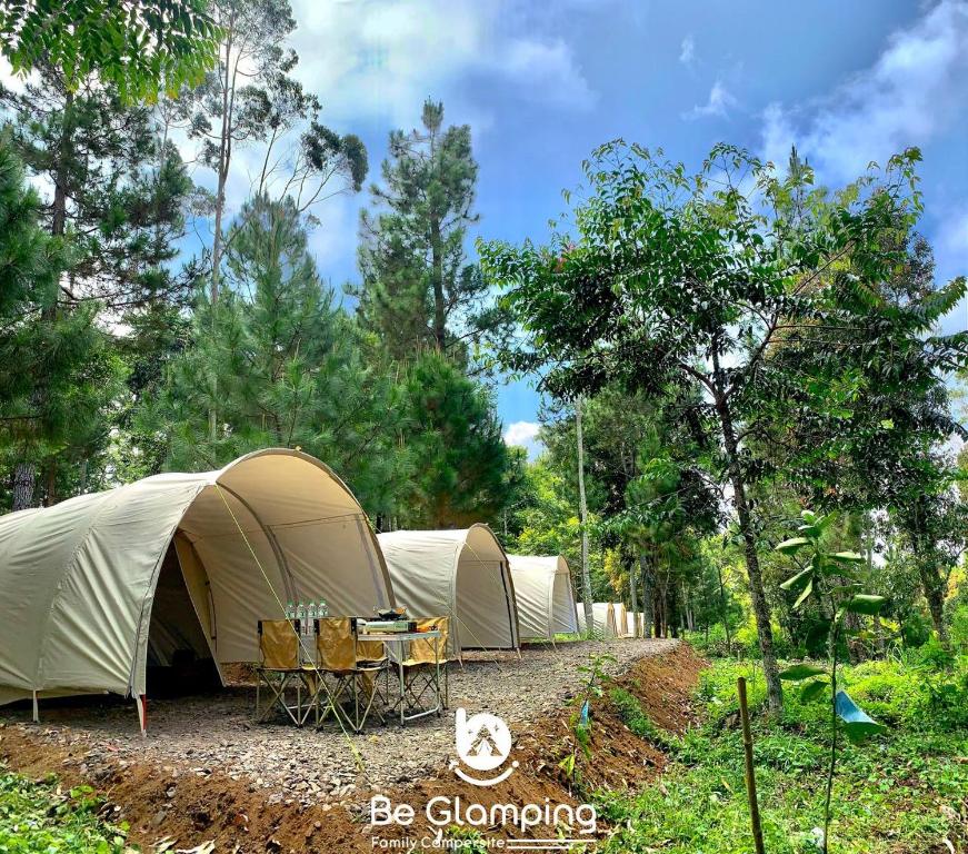 Zahrada ubytování Be Glamping Lembang