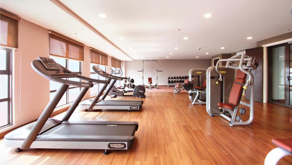 Fitness centrum a/nebo fitness zařízení v ubytování Acappella Suite Hotel, Shah Alam