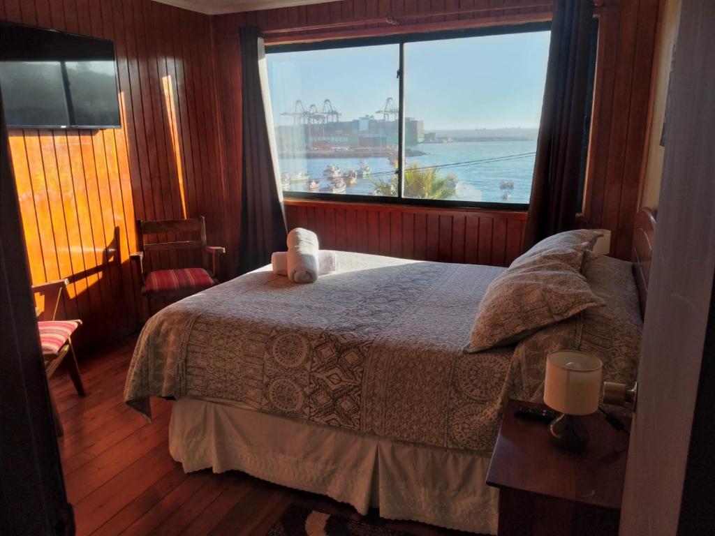 Postel nebo postele na pokoji v ubytování HOTEL MELLATTI