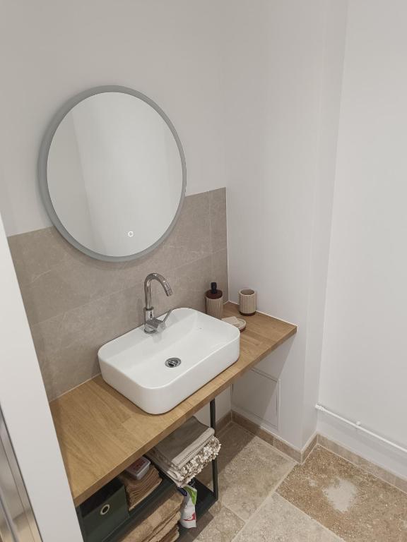 Koupelna v ubytování Appartement