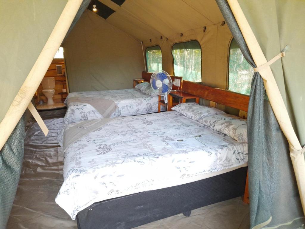 Postel nebo postele na pokoji v ubytování Little5 Camp