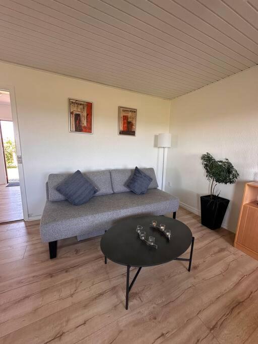 Posezení v ubytování Summerhouse in Fjerritslev