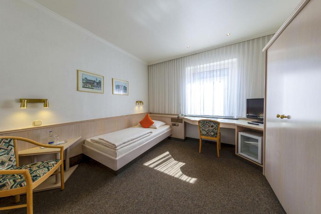 TV a/nebo společenská místnost v ubytování Hotel Brack