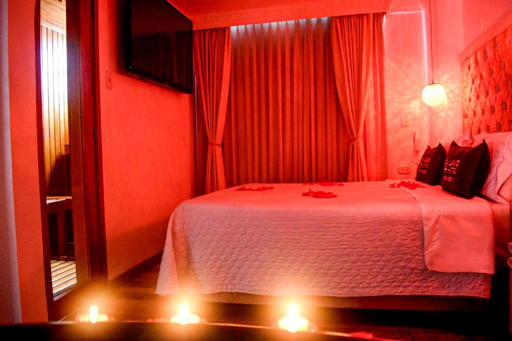 Postel nebo postele na pokoji v ubytování Lavid Hotel Kennedy