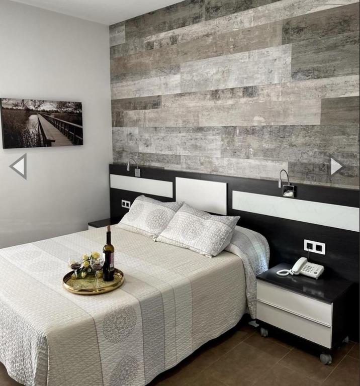 Postel nebo postele na pokoji v ubytování Hotel Daymiel