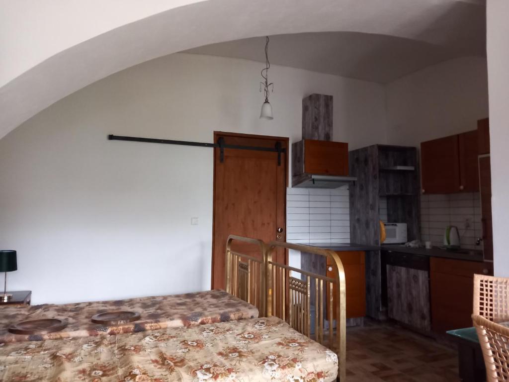 Kuchyň nebo kuchyňský kout v ubytování U Jana z Chlumu