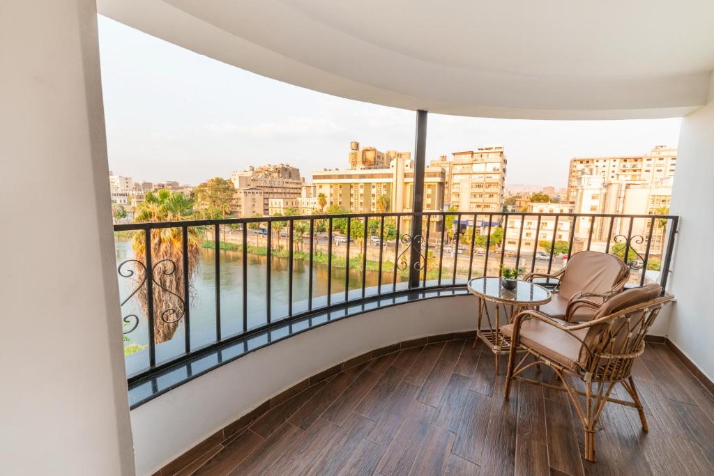 Balkón nebo terasa v ubytování Nile Villa Hotel