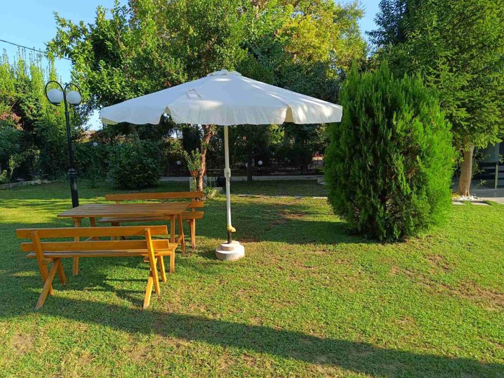 Zahrada ubytování Dimis apartments
