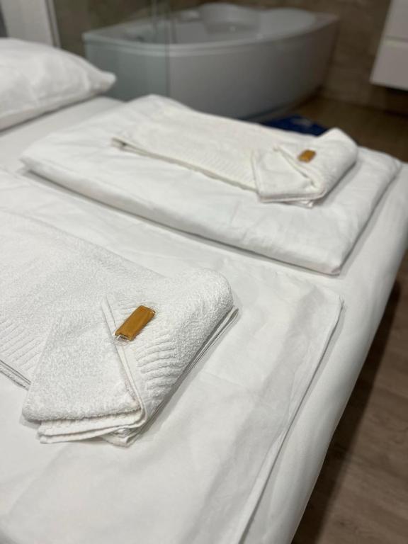 Postel nebo postele na pokoji v ubytování Dovolenkový dom
