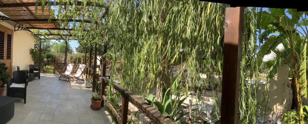 Zahrada ubytování Casa Himera Fontane Bianche