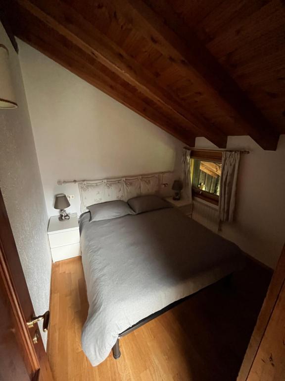 Postel nebo postele na pokoji v ubytování Chalet Blanc Le Duplex
