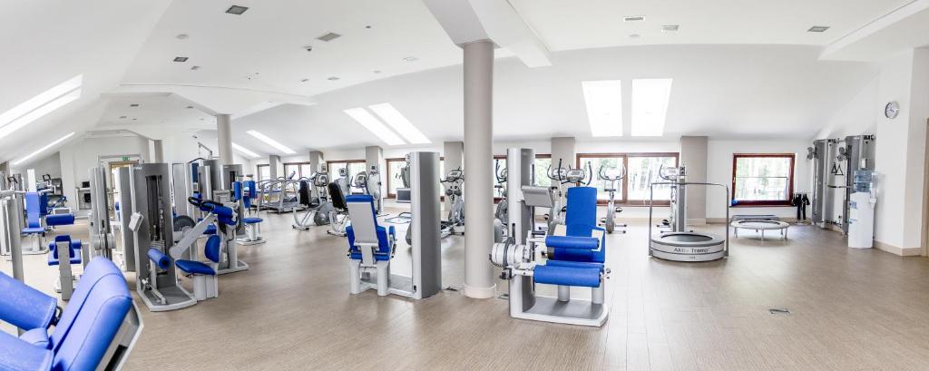 Posilňovňa alebo fitness centrum v ubytovaní Columna Medica