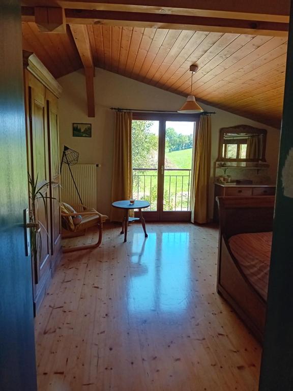 Balkón nebo terasa v ubytování Chez Karine