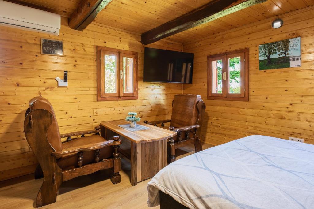 TV a/nebo společenská místnost v ubytování Peace Creek