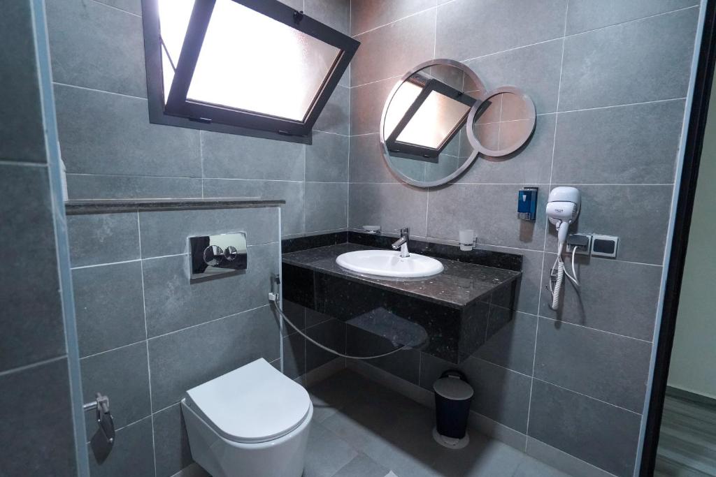Koupelna v ubytování FEKRI HOTEL