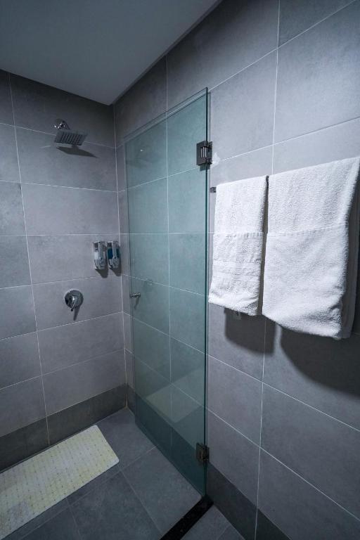 Koupelna v ubytování FEKRI HOTEL