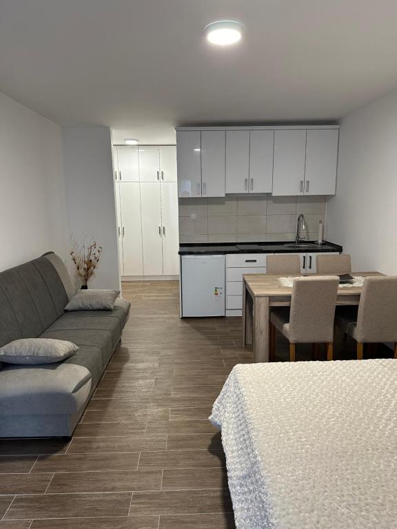 Kuchyň nebo kuchyňský kout v ubytování Apartman Milanovic