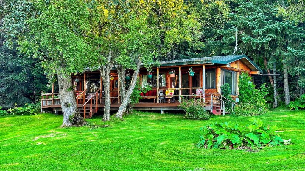 Zahrada ubytování Moose twin cabin