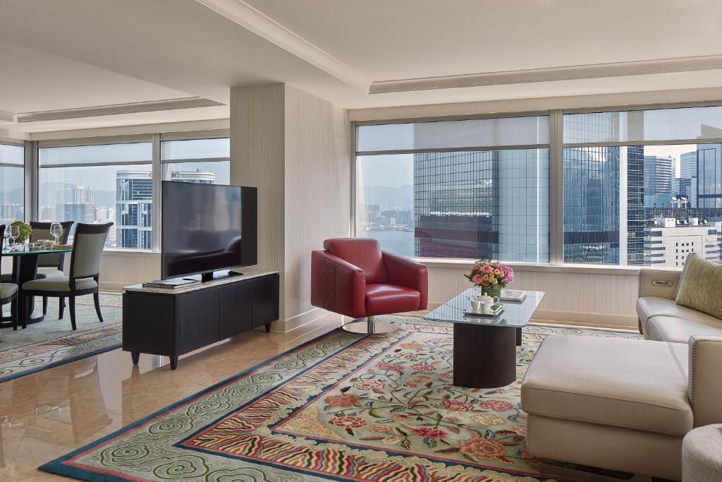 Posezení v ubytování JW Marriott Hotel Hong Kong