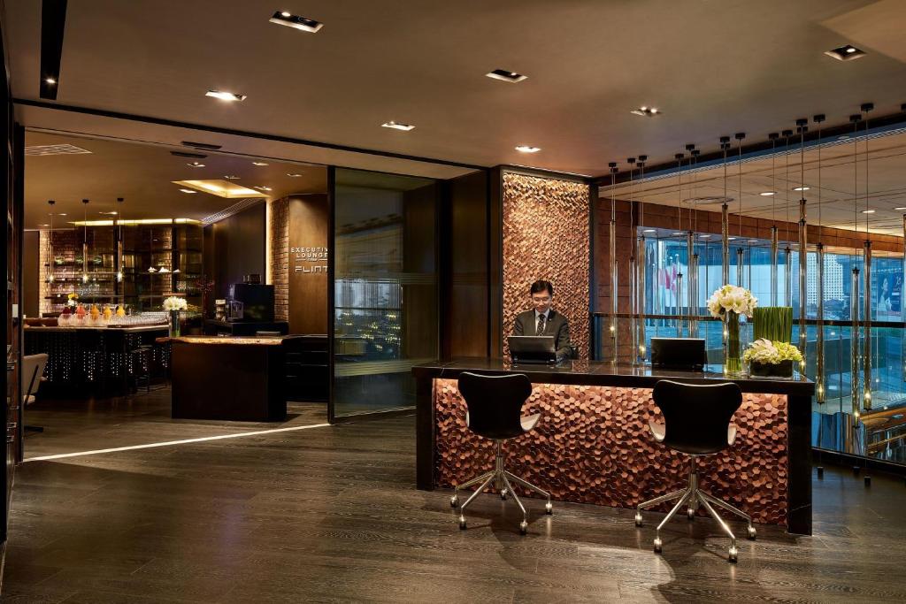 Posezení v ubytování JW Marriott Hotel Hong Kong
