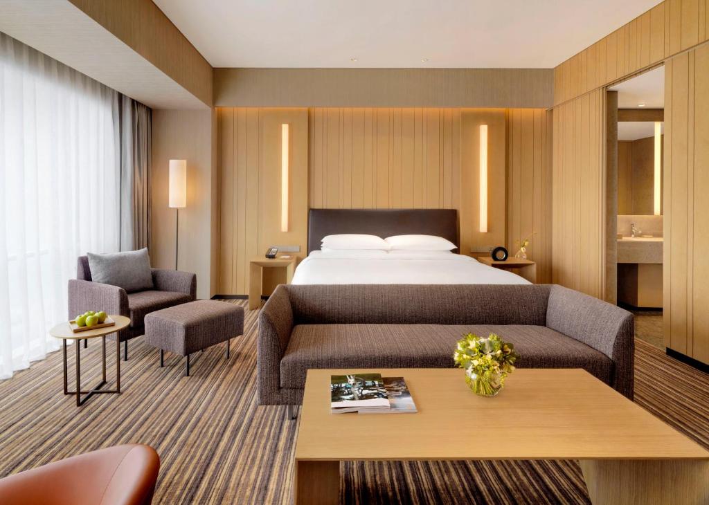 Posezení v ubytování Hyatt Regency Beijing Wangjing