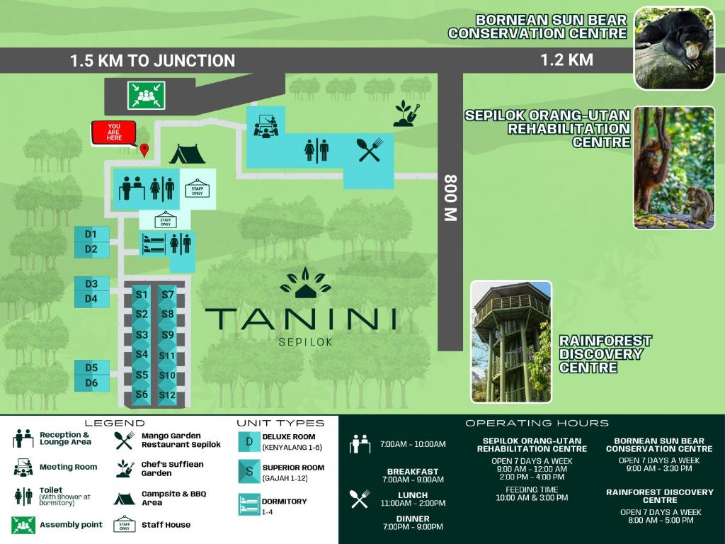 Certifikát, hodnocení, plakát nebo jiný dokument vystavený v ubytování Tanini Sepilok Formerly Known As Nature Lodge Sepilok