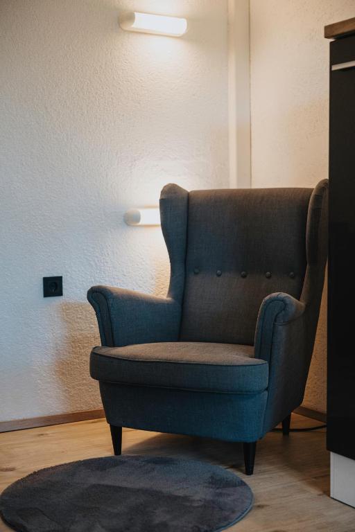 Posezení v ubytování Apartment am Annaweiher