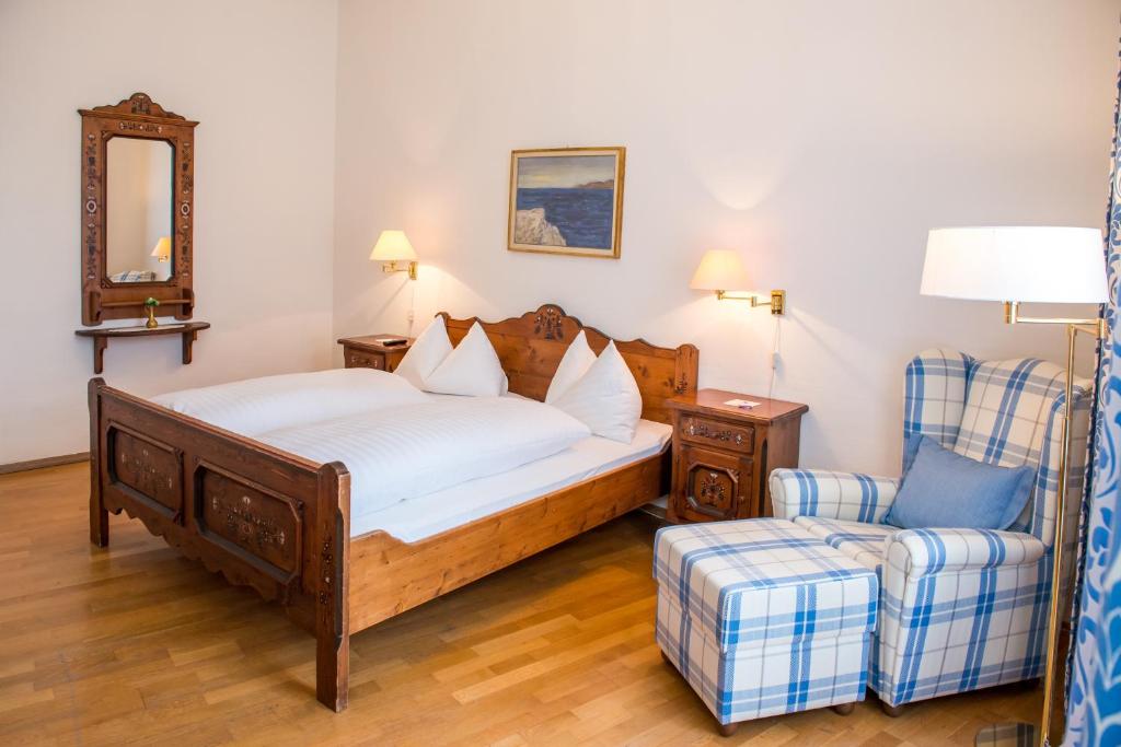 Posteľ alebo postele v izbe v ubytovaní Hotel Kartause
