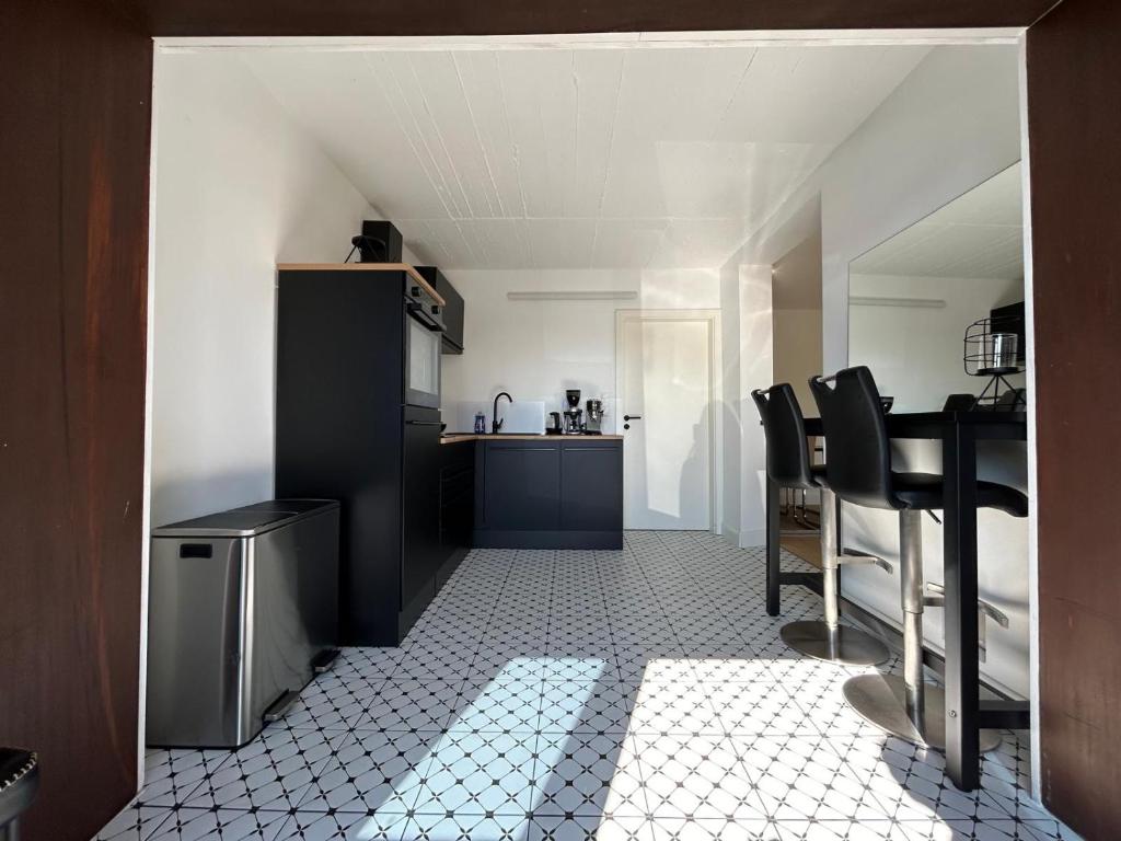 Kuchyň nebo kuchyňský kout v ubytování Boardinghouse 44