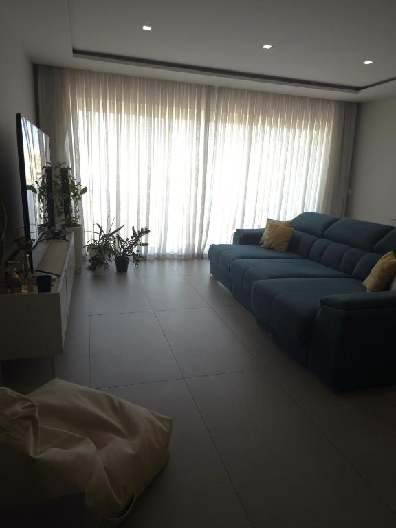 Posezení v ubytování The Msida View apartment
