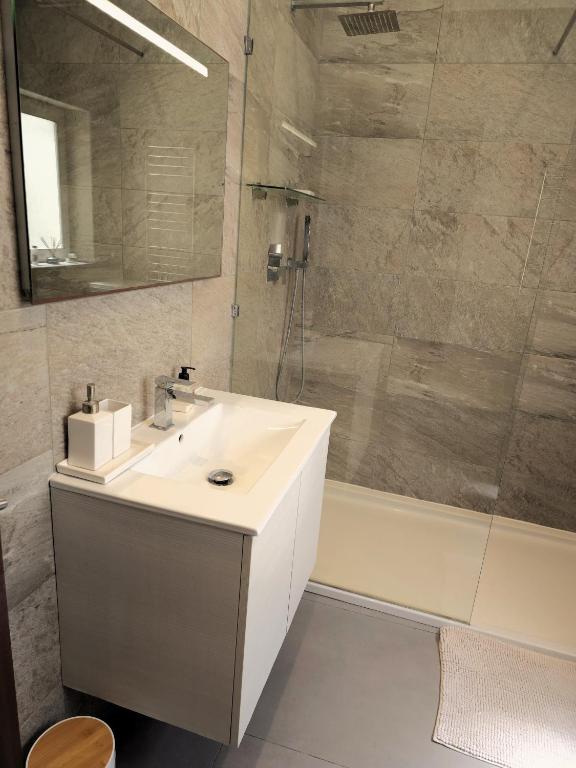 Koupelna v ubytování The Msida View apartment