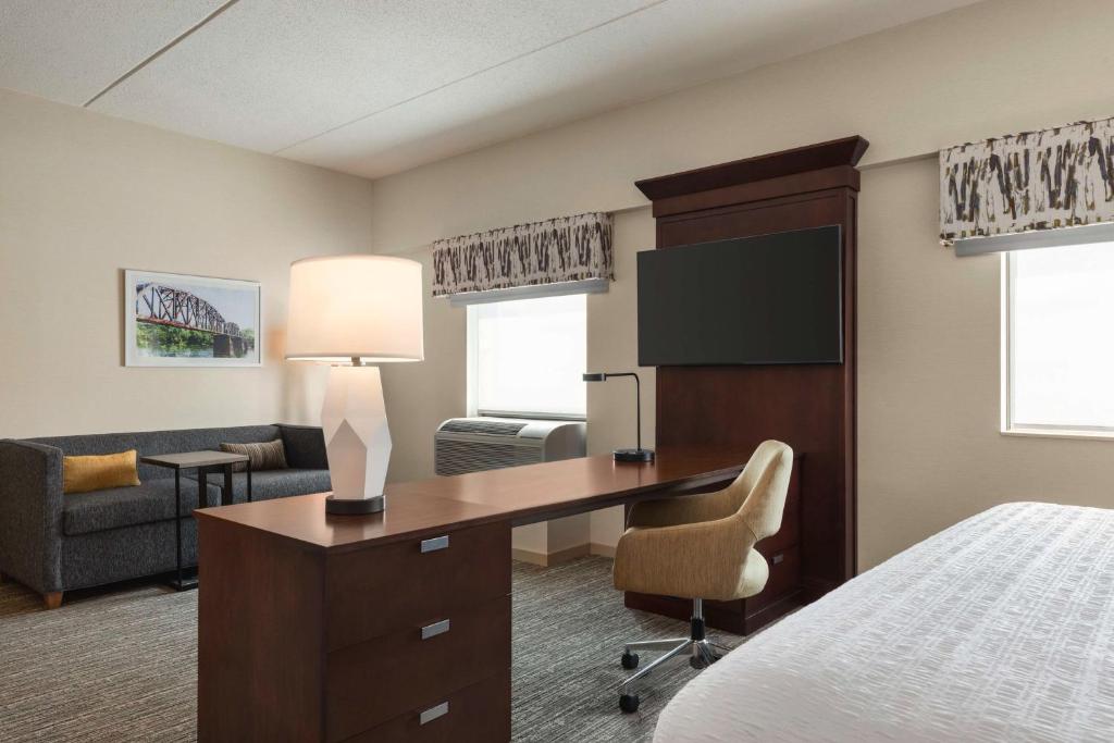 Hampton Inn & Suites Pittsburgh Waterfront West Homestead - Suite Studio Lit King-Size - Non-Fumeurs