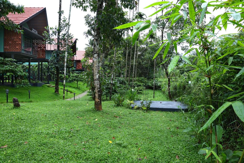 Zahrada ubytování Bay View Suites, Vythiri, Wayanad