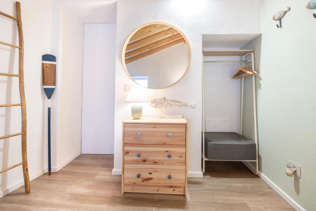Koupelna v ubytování B&B La Volpe