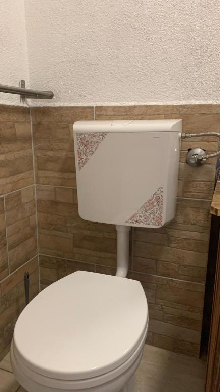Koupelna v ubytování Toscan Panzió