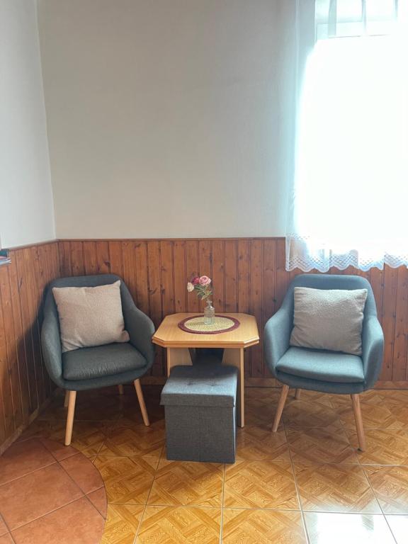 Posezení v ubytování Hřensko 27 Apartmány
