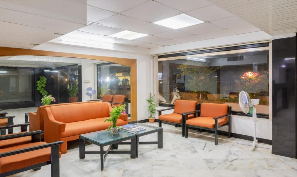 Posezení v ubytování Hotel Crown