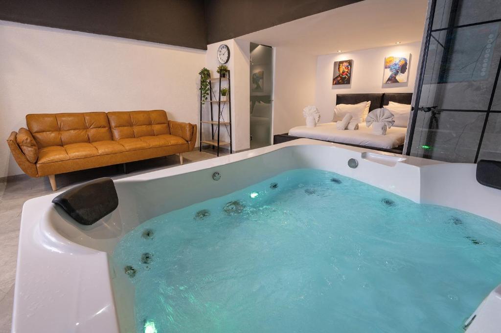 Posezení v ubytování Lago Suites Hotel